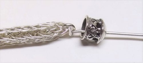 Judy Larson's Viking Knit Bracelet - , Contemporary Wire Jewelry, Loops, Wire Loop, Wrapped Wire Loop, , Viking knit bracelet